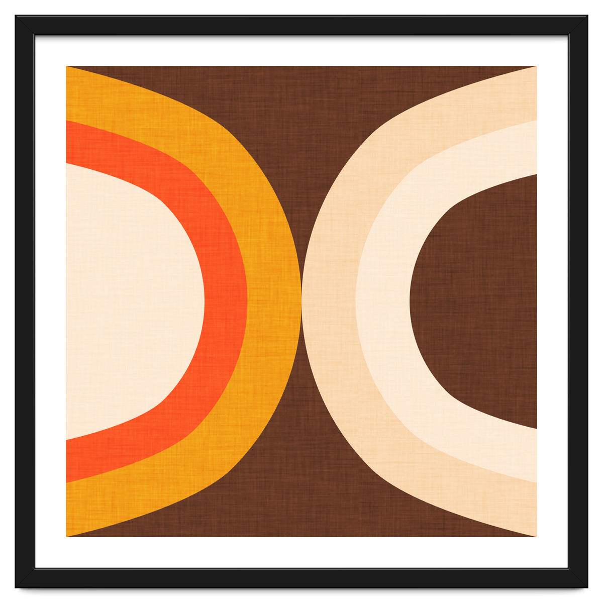 Classic Mid Mod Dot Brown