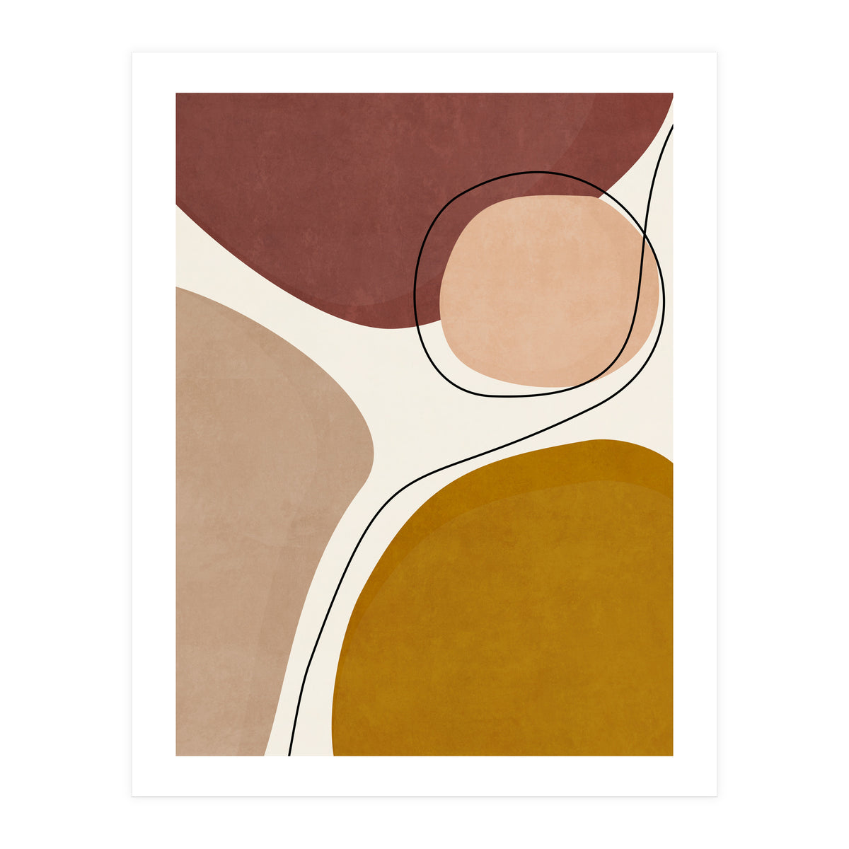 ORGANIC SHAPES - 01YR (Print Only)