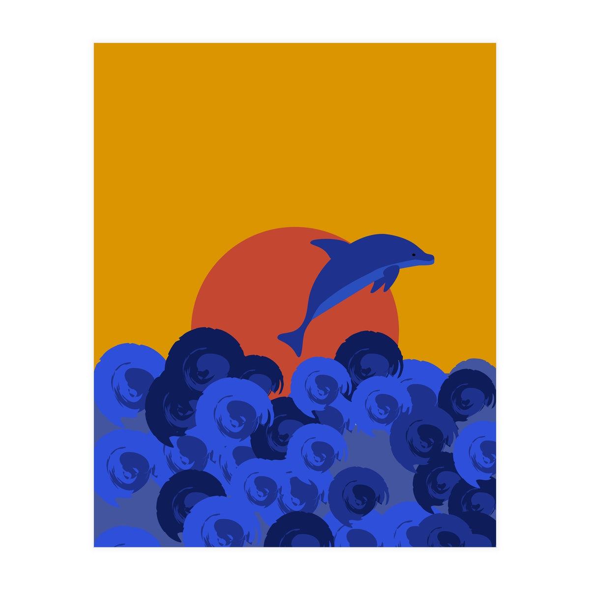 Ocean sunset wonders (Print Only)