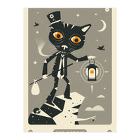 TAROT CARD CAT: THE HERMIT (Print Only)