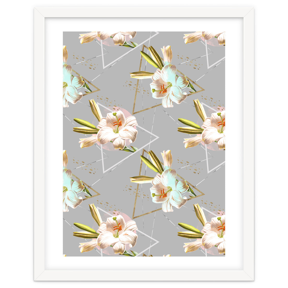 Botanical blooming with geometric 02