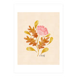 Oak And Peony (Print Only) thumbnail