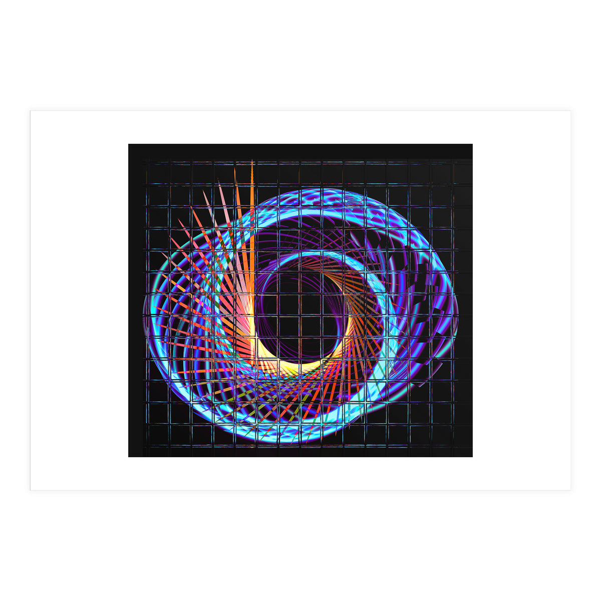 Illuminated helix #2 (Print Only)