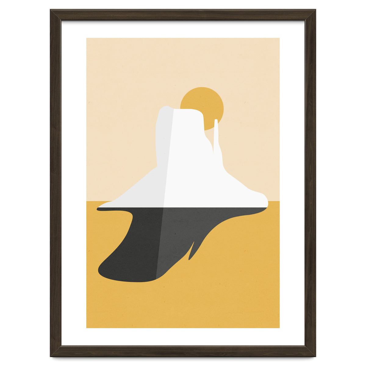 Abstract Mesa - Golden Desert