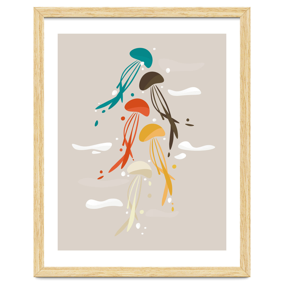 Jellyfish ascend the sky