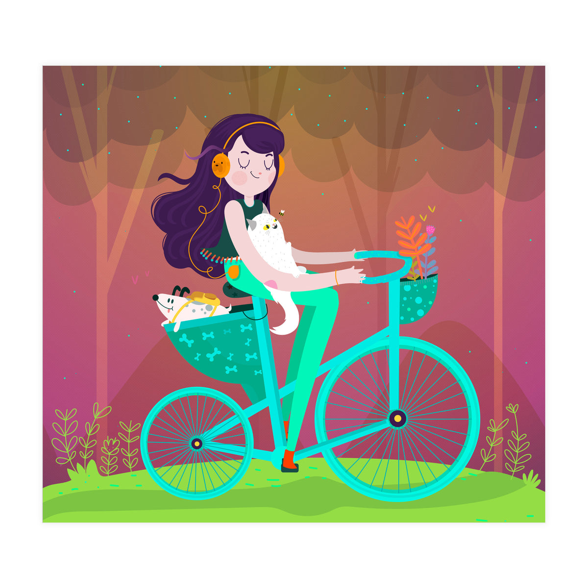 Bike ride (Print Only)