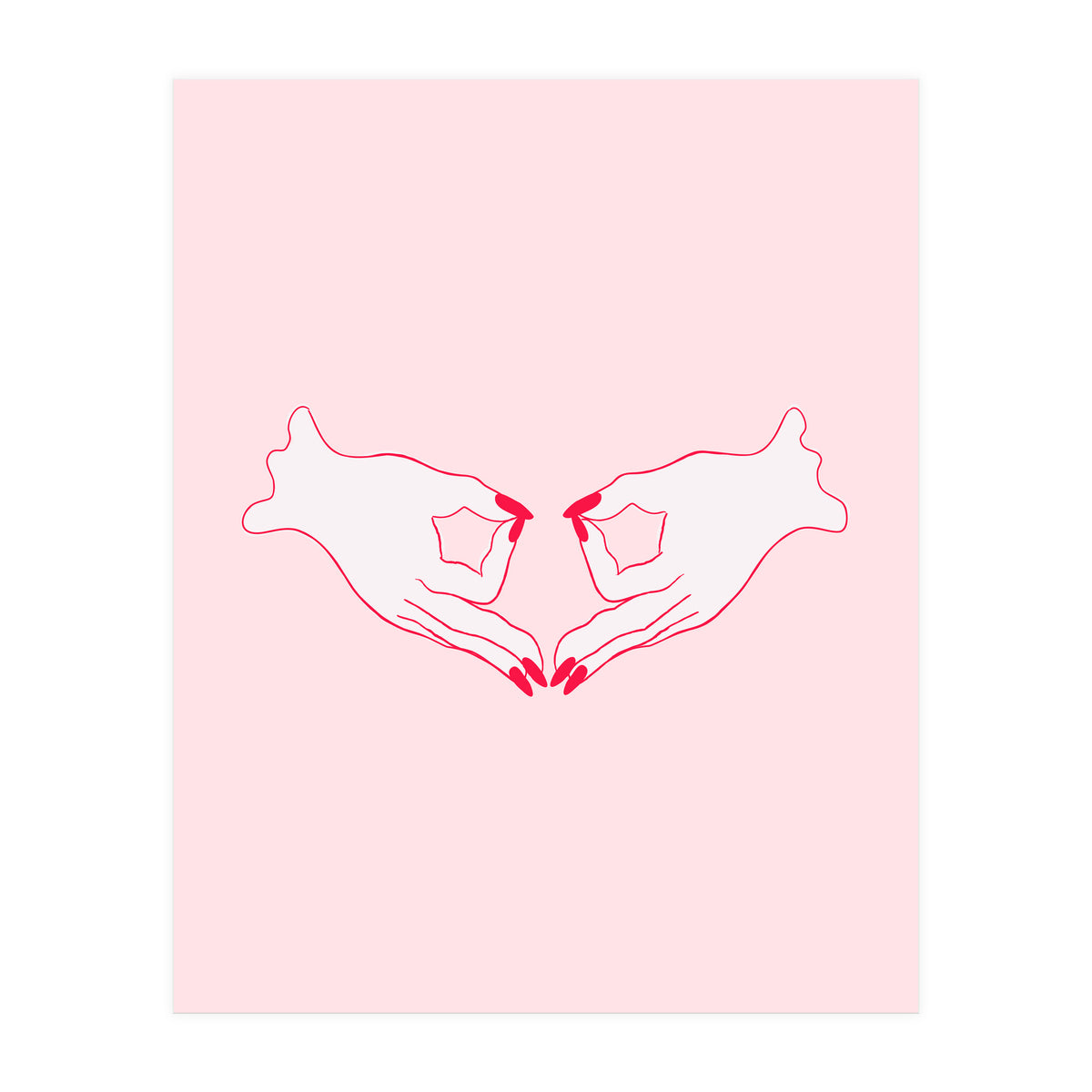 Feminist gang sign (Print Only)