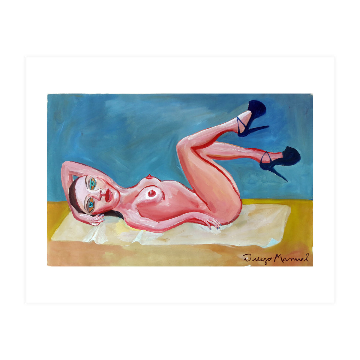 Reclining girl (Print Only)