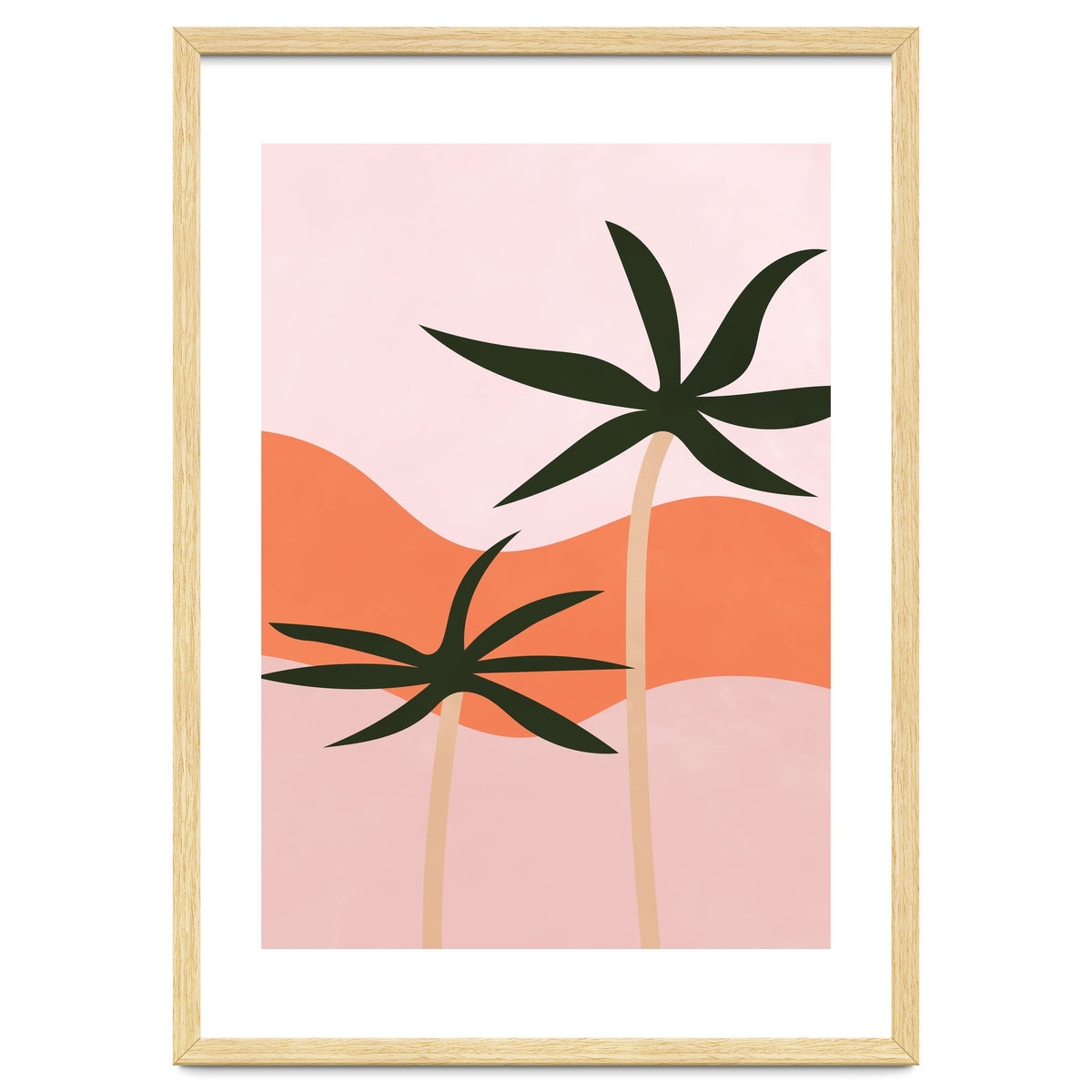 Bohemian Style Palm Trees