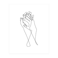 holding hands (Print Only)