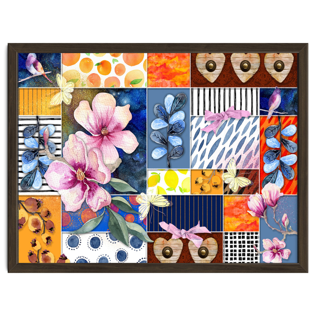 Romantic Floral Collage