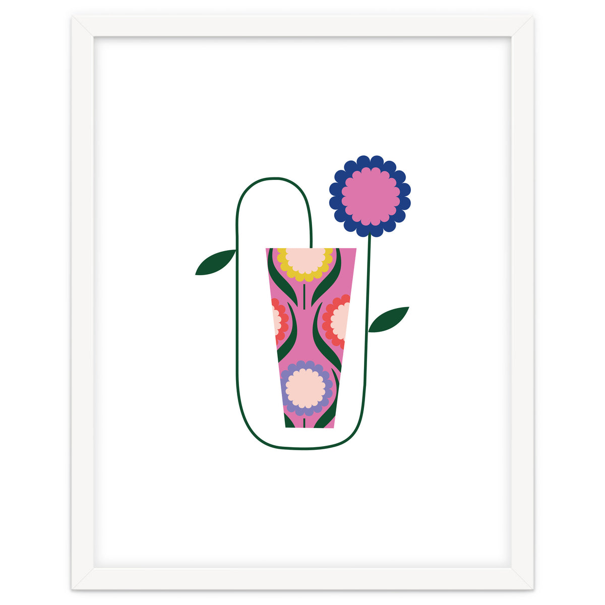 Strange Flower Rgb Cropped White