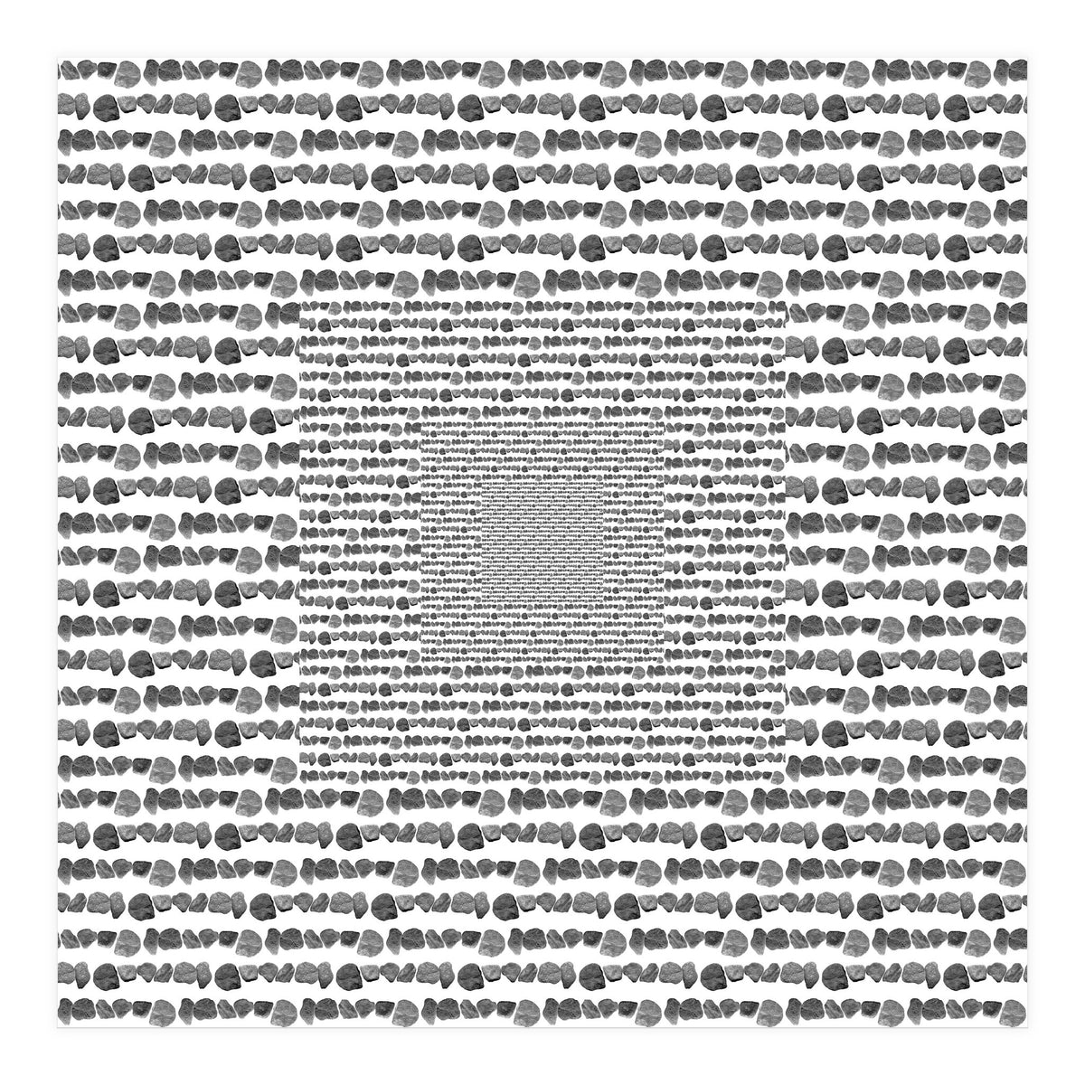 Squares with stones (Print Only)