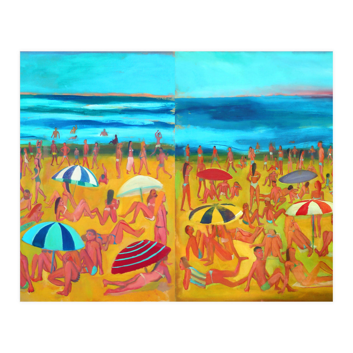 Mar Del Plata Diptico (Print Only)