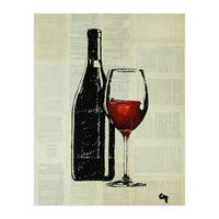 Red Wine . (Print Only)