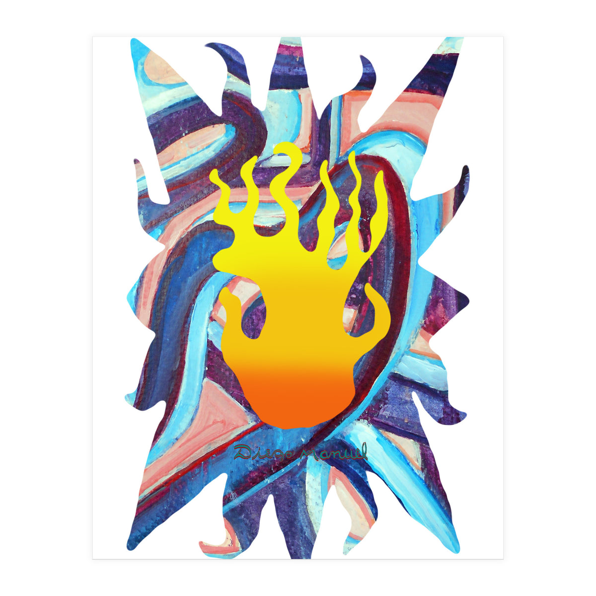 Fuego 15 Copia (Print Only)