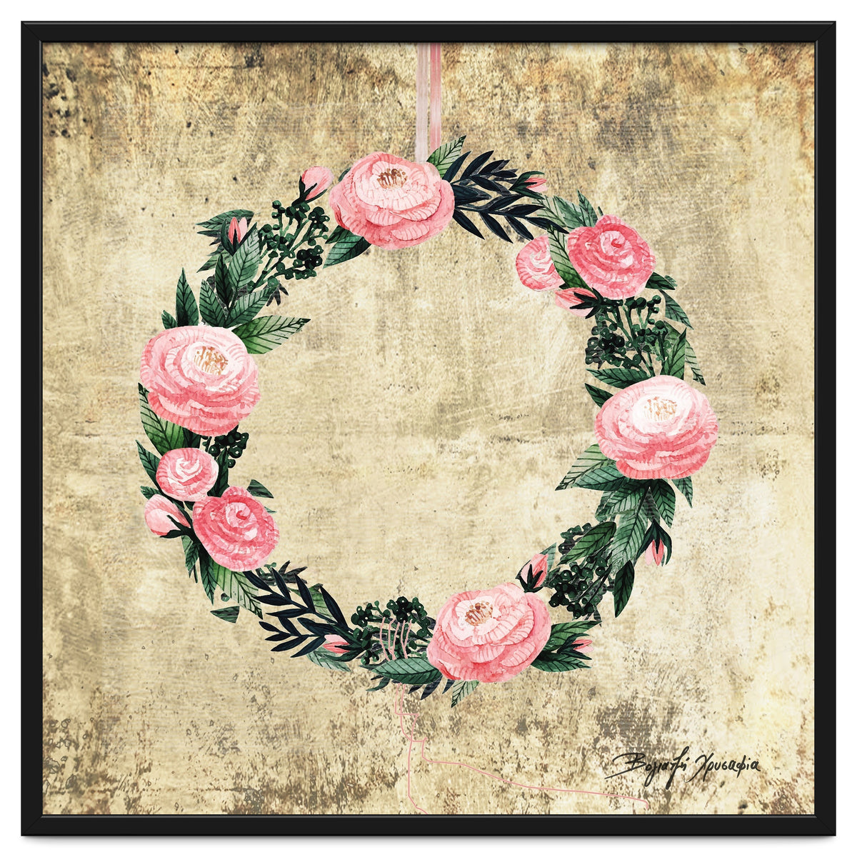 Wreath #Rose Flowers #Royal collection