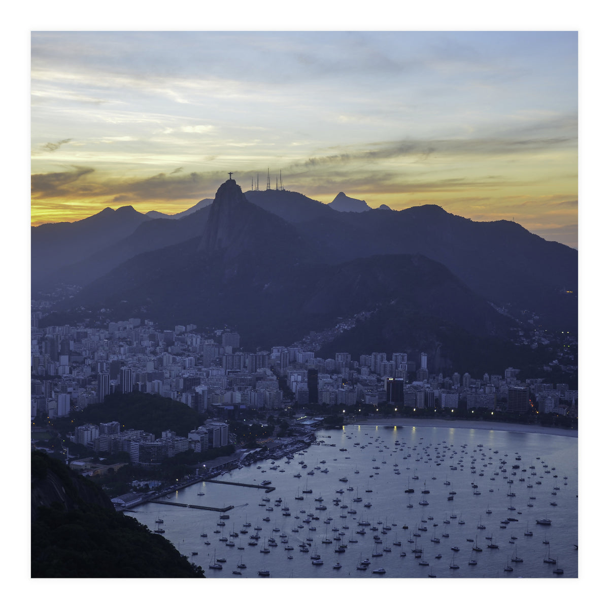 Carioca Sunset 3 1x1 (Print Only)
