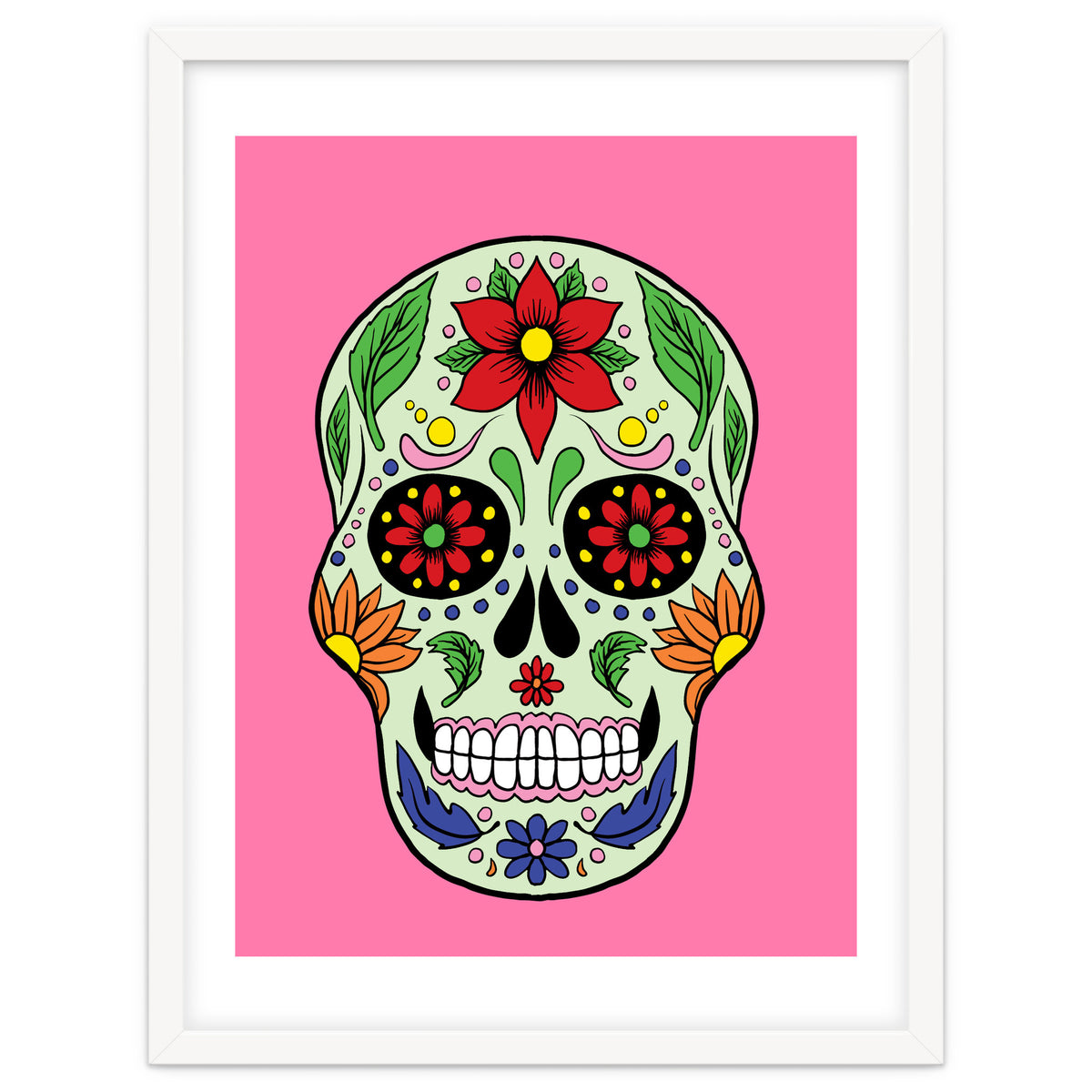 Colorful Skull I