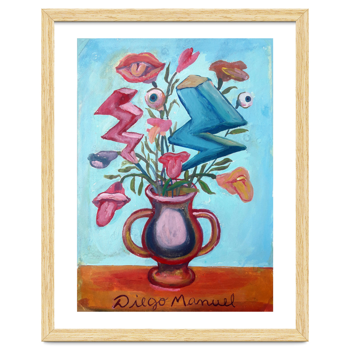 Florero Con Dos Rayos 2