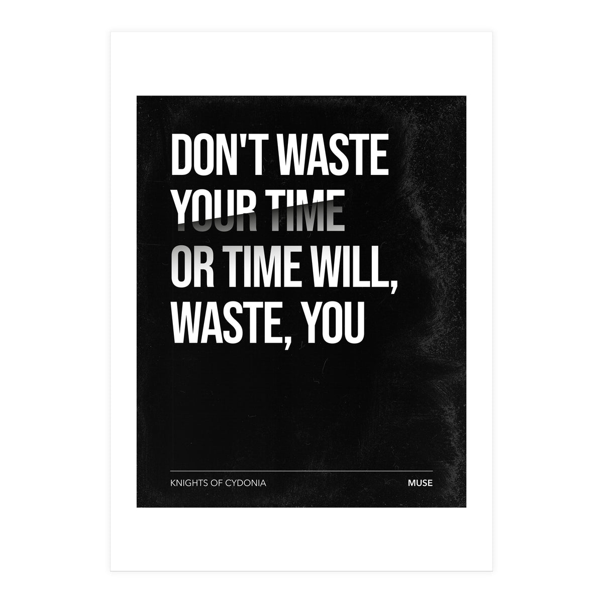 Muse - Knights Of Cydonia (Print Only)