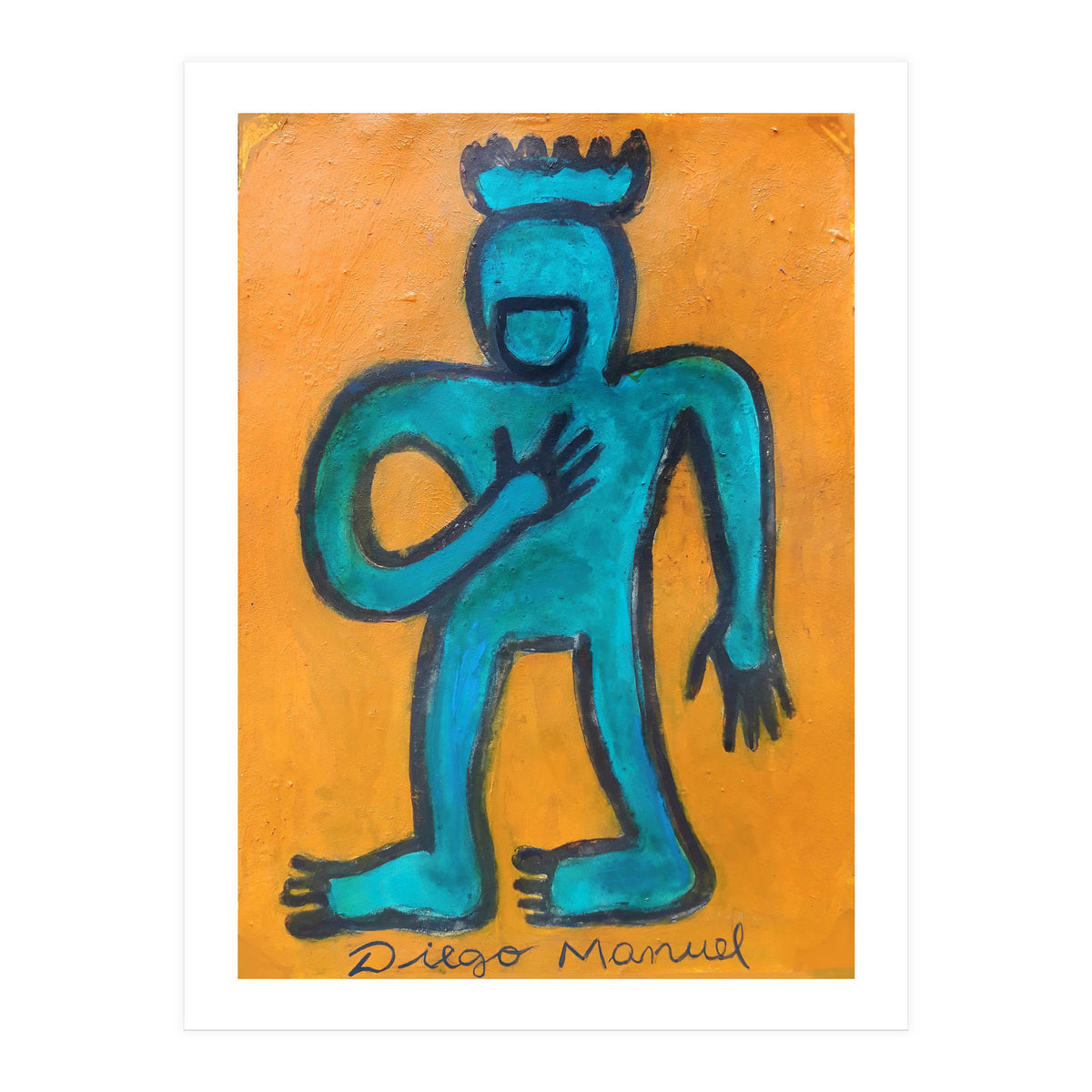 Hombre Con Corona (Print Only)