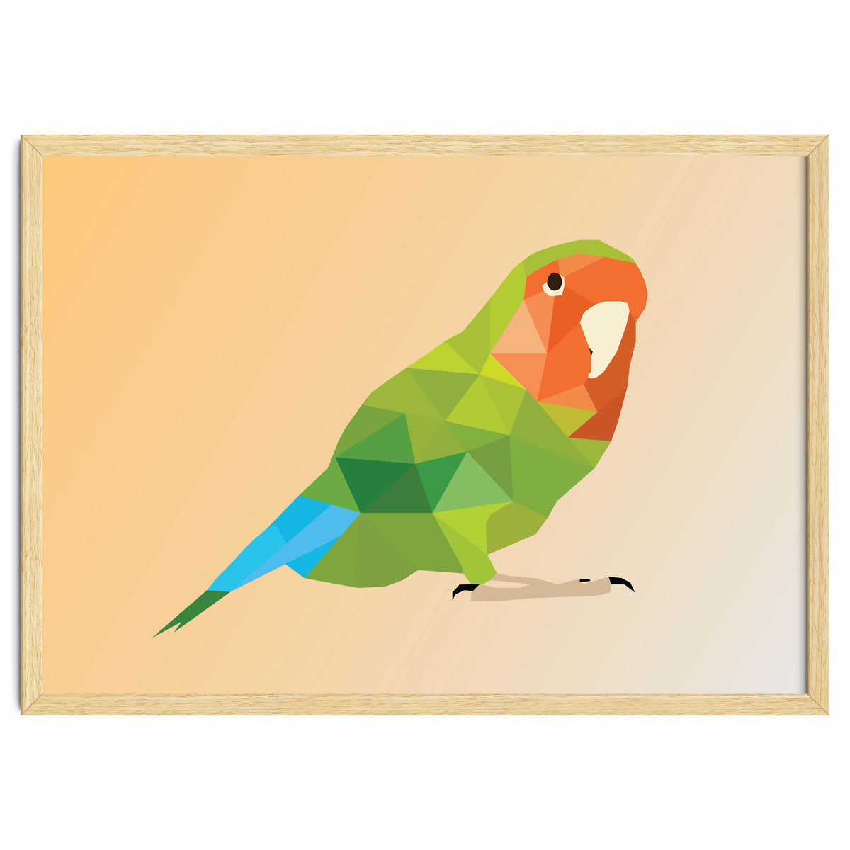 Parrot Low Poly Art