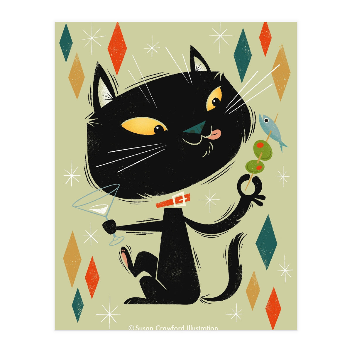 Cat A Tonic Black (Print Only)