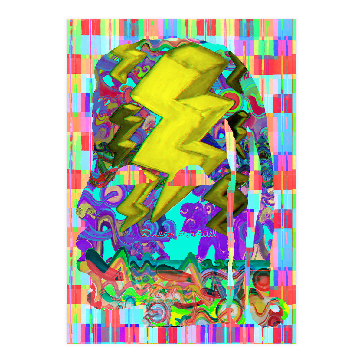 Abstracto Pop Nuevo B Nuevo 6 (Print Only)