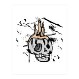Skull Candlelight Sketch (Print Only) thumbnail