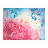 When pink meets blue || abstract watercolor (Print Only) thumbnail