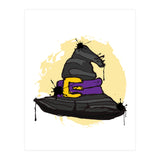 Grey Witch Hat Sketch (Print Only) thumbnail