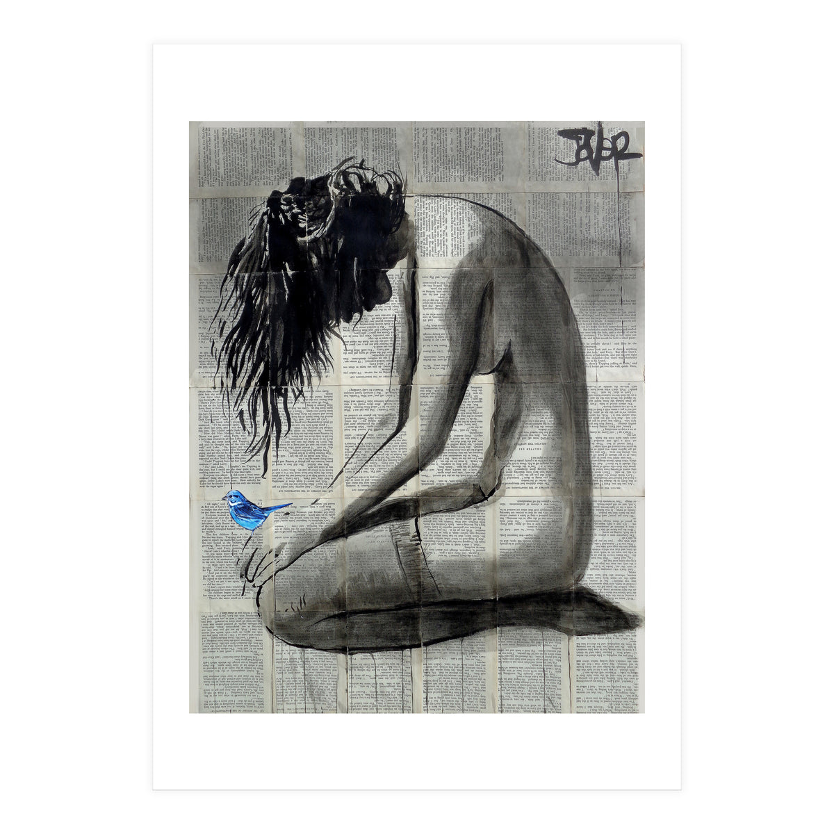 A Little Blue (Print Only)