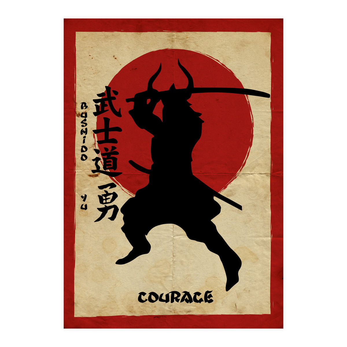 Bushido Courage (Print Only)