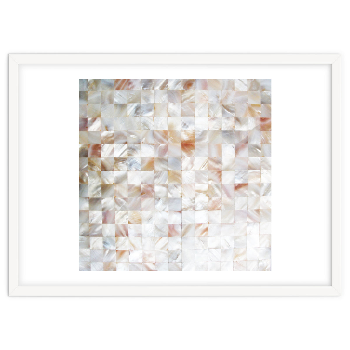 Mother of Pearl, Exotic Tiles Photography, Neutral Minimal Geometrical Graphic Design