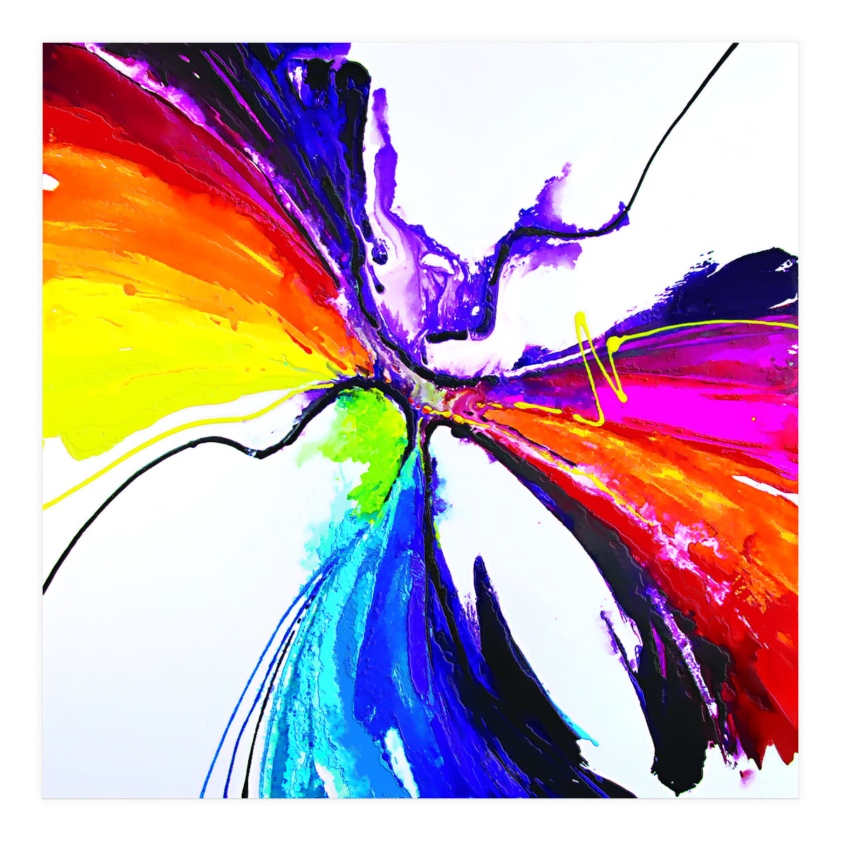 Abstract Art Britto - QB294 (Print Only)