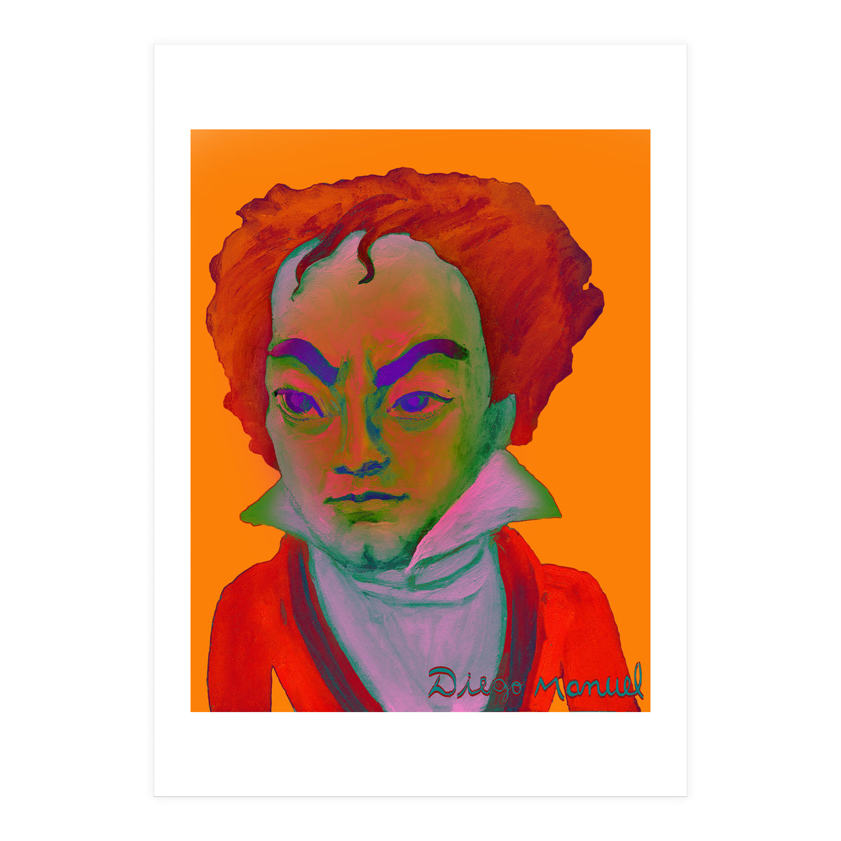Beethoven Multicolor 1 (Print Only)