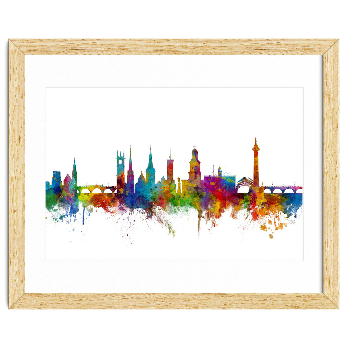 Shrewsbury England Skyline