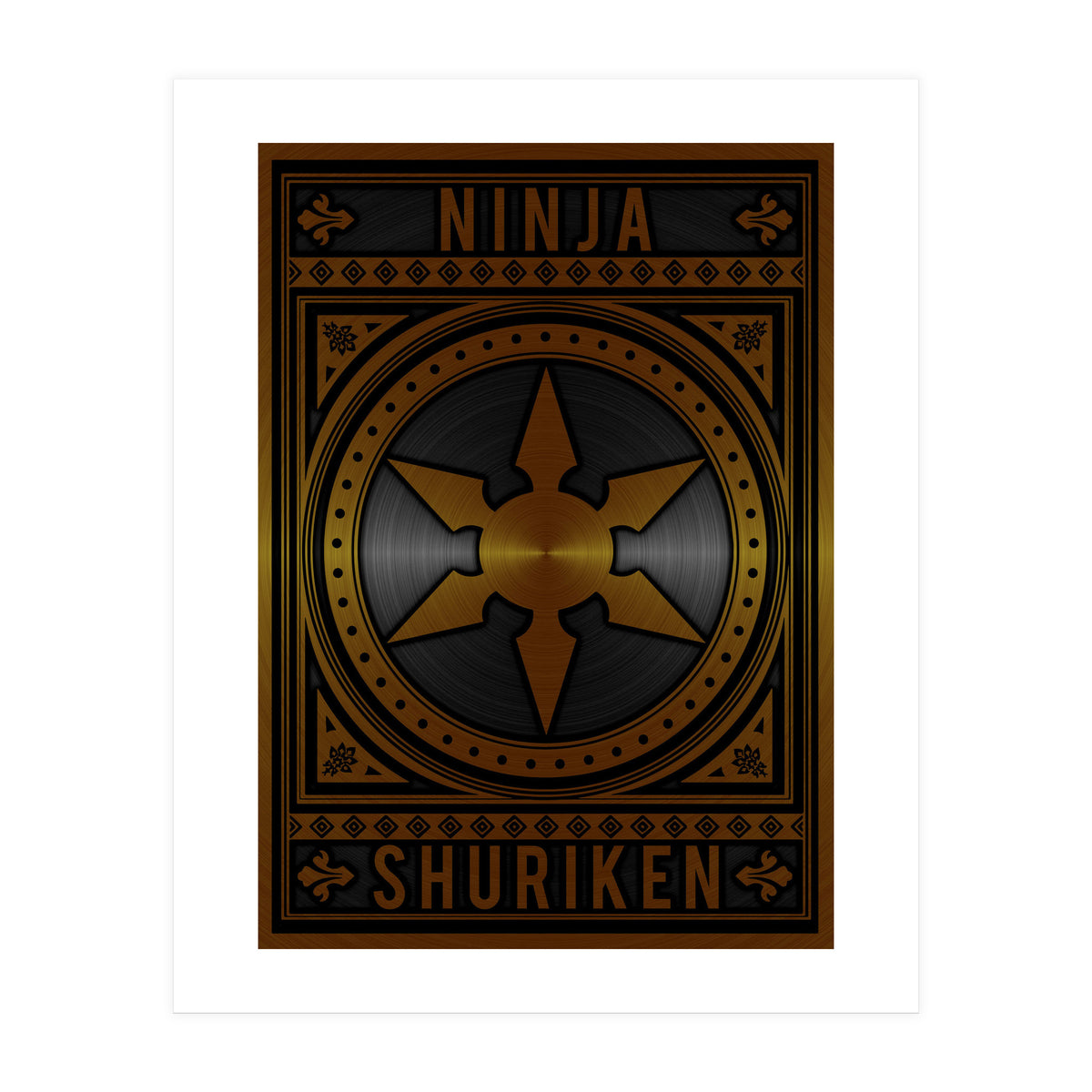 Ninja Shuriken (Print Only)