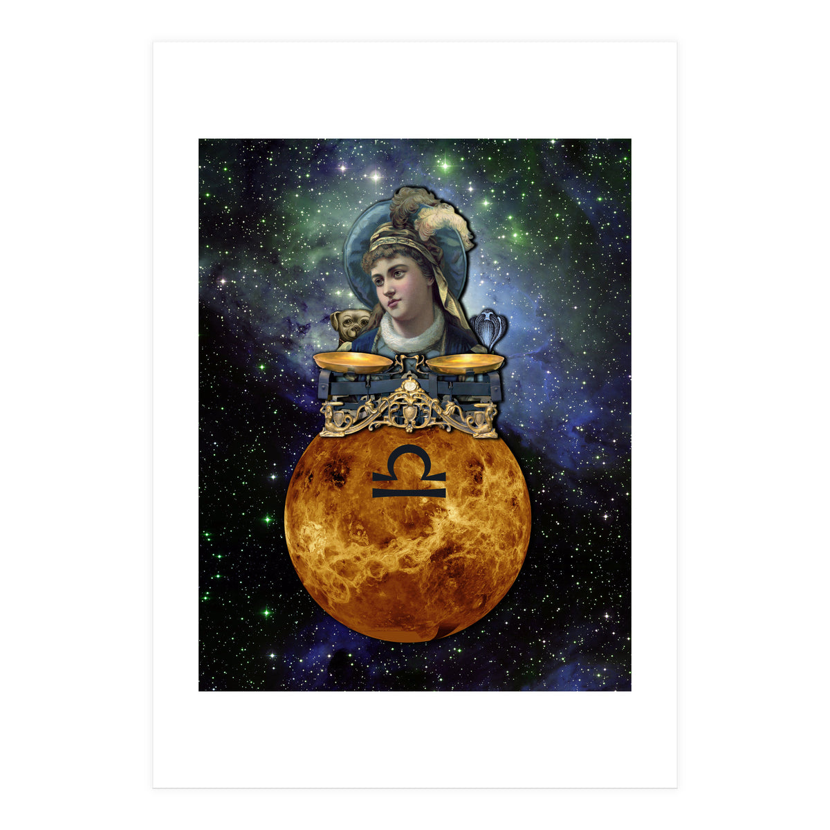 Libra Zodiac Sign (Print Only)