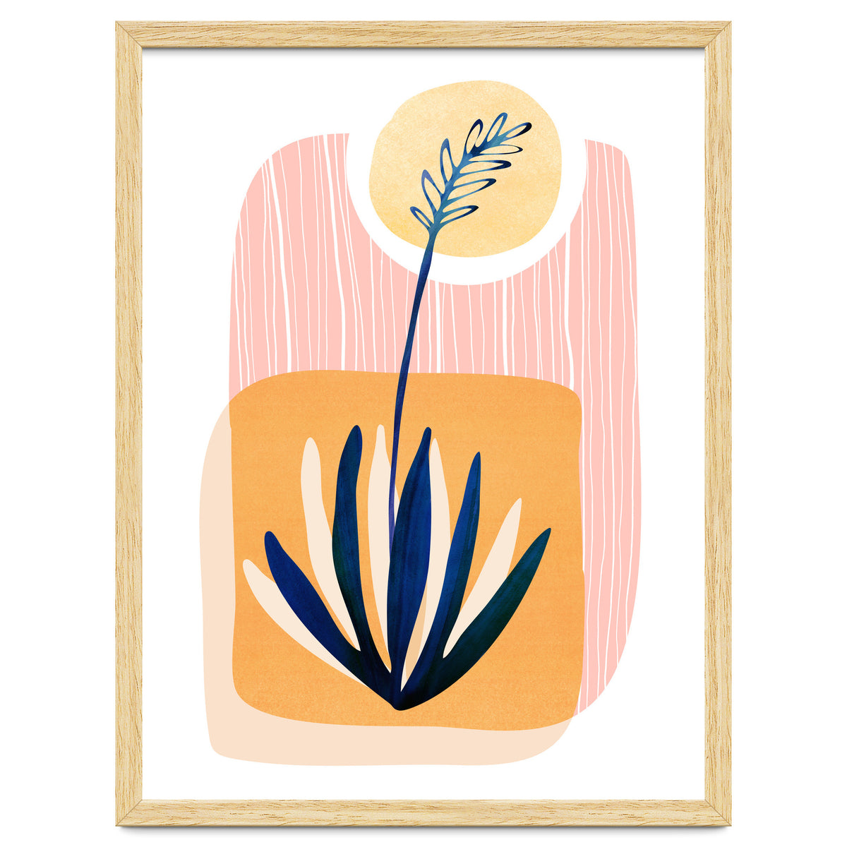 Painted Agave With Sun