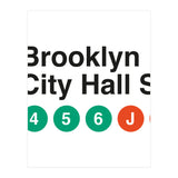 Vignelli's Subway Sign (Print Only) thumbnail
