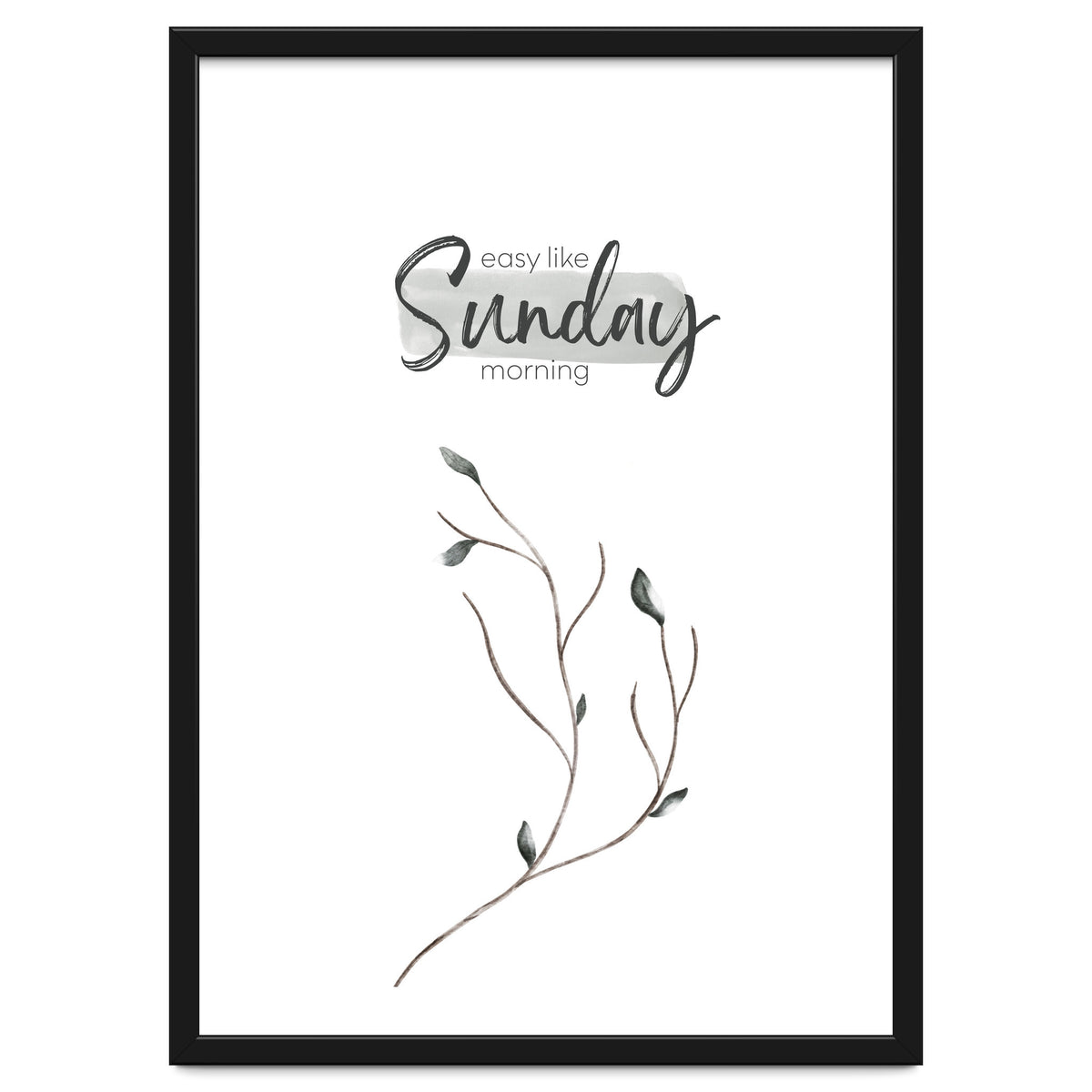 Easy like Sunday morning