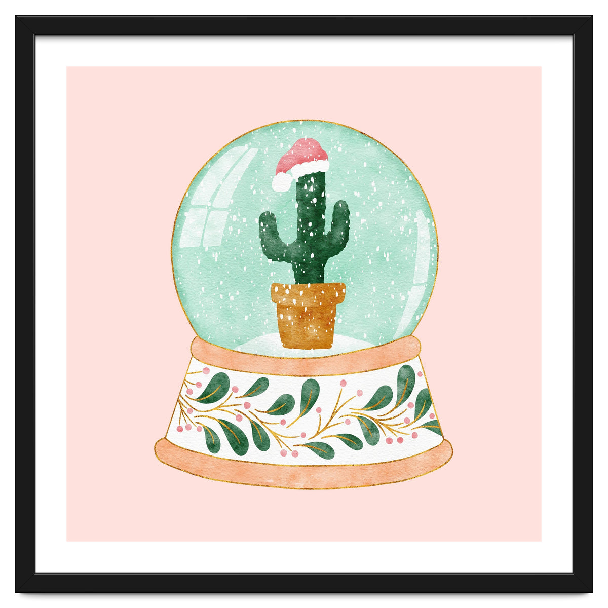 Cactus Snow Globe