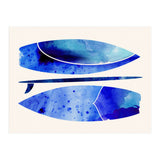 Indigo Surfboard Watercolor (Print Only) thumbnail