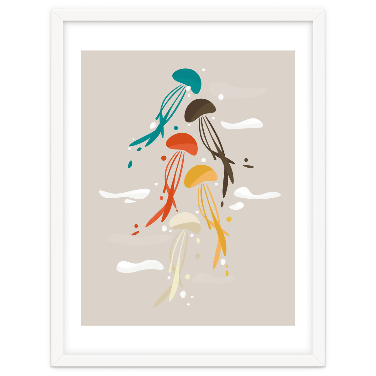 Jellyfish ascend the sky