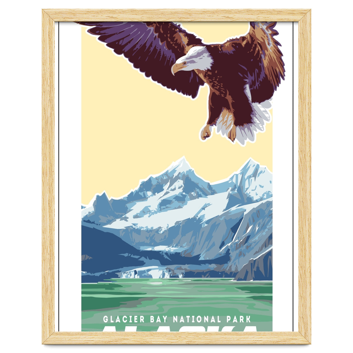 Alaskan Eagle Poster