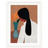 Modern Boho Woman with Flowers thumbnail