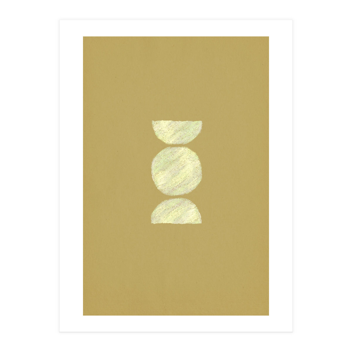 Olive green shapes (Print Only)