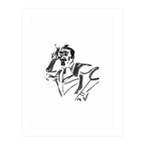 Artist and painting (Print Only) thumbnail